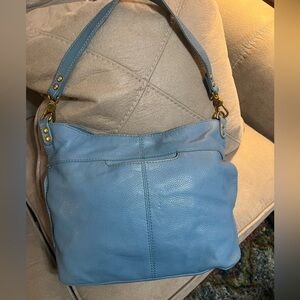 HOBO Bag- Beautiful Blue Leather